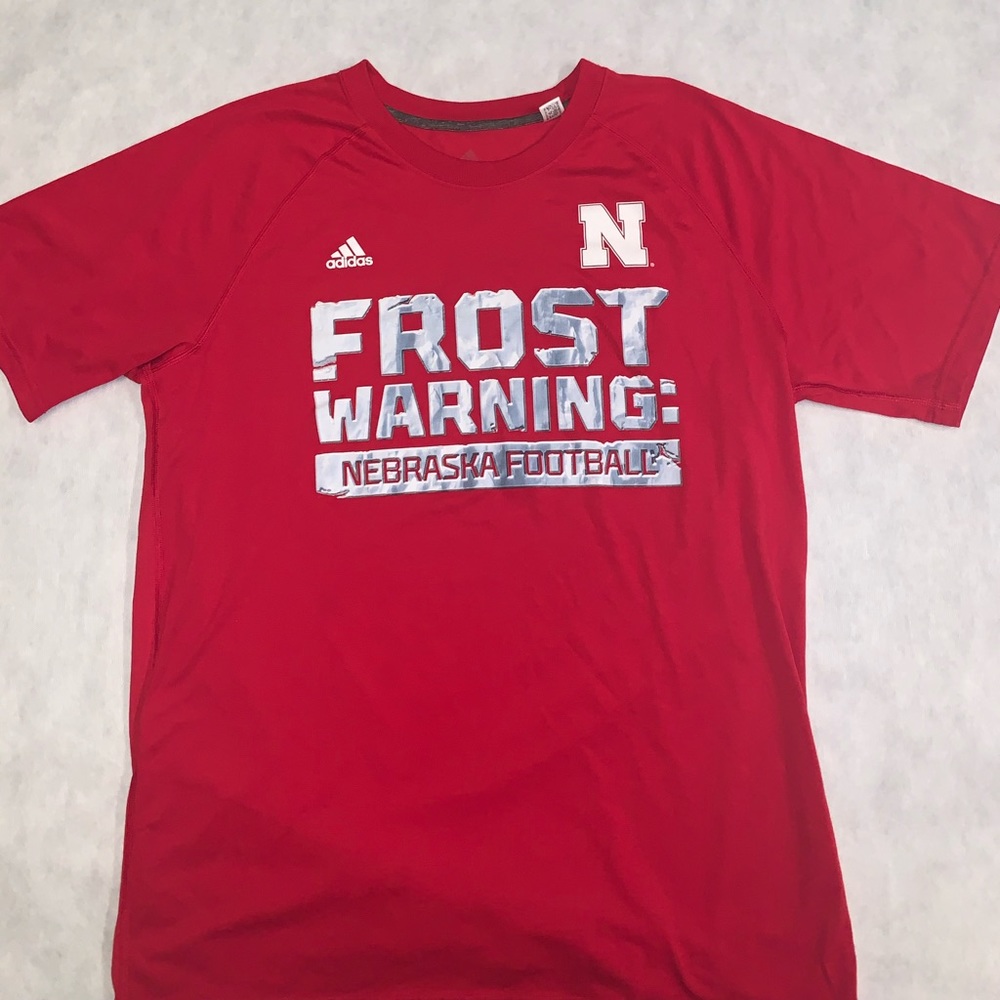 Nebraska football adidas drifit